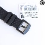 Tissot PRX Powermatic 80 Watch – All-Black Carbon Fiber Texture Case, Rubber Strap, Swiss Made Automatic - 图片 8
