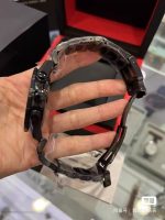 Tissot Chronograph Watch – Black Dial, Tachymeter Bezel, Stainless Steel Bracelet, Original Box & Warranty - 图片 4