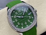 Patek Philippe Aquanaut – Women's Green Dial with Diamond Bezel and Rubber Strap, Automatic Movement - 图片 8