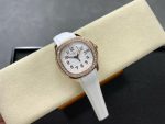 Patek Philippe Aquanaut – Women's White Dial with 18K Rose Gold Case and Diamond Bezel, Rubber Strap - 图片 4