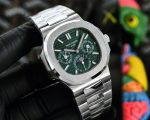 "Patek Philippe Nautilus – Men's Green Dial with Perpetual Calendar, Stainless Steel Case and Integrated Bracelet  " - 图片 3