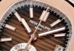 Patek Philippe Nautilus – Men's Brown Sunburst Dial with 18K Rose Gold Case and Integrated Bracelet, Chronograph Function - 图片 4