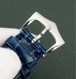 Patek Philippe Complications – Men's Blue Dial with White Gold Case, Diamond Bezel, and Blue Alligator Strap - 图片 7