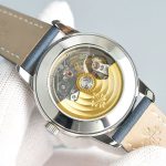 Patek Philippe Complications – Men's Blue Dial with Perpetual Calendar, Stainless Steel Case, and Blue Leather Strap - 图片 7