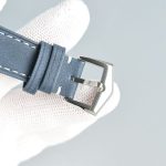 Patek Philippe Complications – Men's Blue Dial with Perpetual Calendar, Stainless Steel Case, and Blue Leather Strap - 图片 8