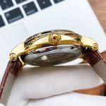 Patek Philippe Skeleton – Men's Transparent Dial with Moon Phase, Gold-Tone Movement, and Brown Alligator Strap - 图片 7