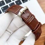 Patek Philippe Skeleton – Men's Transparent Dial with Moon Phase, Gold-Tone Movement, and Brown Alligator Strap - 图片 9