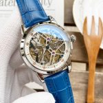 Patek Philippe Skeleton Collection – Men's Transparent Dial with Gold & Steel Cases, Alligator Leather Straps - 图片 2