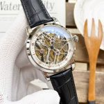 Patek Philippe Skeleton Collection – Men's Transparent Dial with Gold & Steel Cases, Alligator Leather Straps - 图片 4