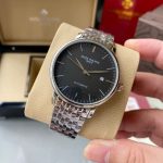 Patek Philippe Calatrava – Men's White Dial with Date, Stainless Steel Bracelet, and Automatic Movement