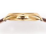 Patek Philippe Calatrava – Men's Yellow Gold Watch with Cream Dial, Date Display, and Brown Alligator Strap - 图片 5
