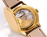 Patek Philippe Calatrava – Men's Yellow Gold Watch with Cream Dial, Date Display, and Brown Alligator Strap - 图片 9
