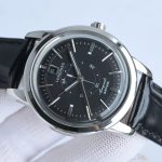 Longines Conquest – Men's Stainless Steel Automatic Watch with Black Dial, Date Window, and Black Alligator Strap - 图片 5