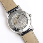 Longines Conquest – Men's Stainless Steel Automatic Watch with Black Dial, Rose Gold Accents, and Black Alligator Strap - 图片 8