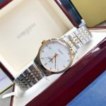 Longines Master Collection – Men's Two-Tone Stainless Steel Automatic Chronometer Watch with White Dial and Diamond Hour Markers - 图片 4