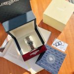 Longines DolceVita – Women's Two-Tone Stainless Steel Watch with Green Gradient Dial, Moon Phase, and Roman Numerals - 图片 5