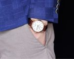 Longines Master Collection – Men's Rose Gold-Plated Automatic Watch with White Dial, Baton Markers, and Date Window - 图片 4