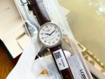 Longines Master Collection – Men's Stainless Steel Automatic Watch with White Dial, Arabic Numerals, and Brown Leather Strap - 图片 6