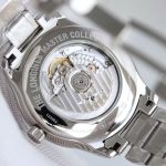 "Longines Master Collection – Men's Stainless Steel Automatic Watch with Blue Sunburst Dial, Diamond Hour Markers, and Moon Phase Display  " - 图片 5