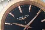 Longines Conquest – Men's Two-Tone Stainless Steel Automatic Watch with Black Dial, Rose Gold Accents, and Date Window - 图片 4