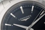 Longines Conquest – Men's Stainless Steel Automatic Watch with Black Dial, Date Window, and Polished Bracelet - 图片 4