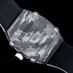 Richard Mille-Style Luxury Skeleton Watch – Carbon Fiber Case, Visible Tourbillon Movement, White Strap - 图片 7