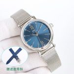 IWC Schaffhausen Women's Watch with Green Dial and Mesh Bracelet – Elegant Swiss Timepiece with Free Leather Strap - 图片 8