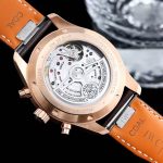 IWC Schaffhausen Pilot’s Watch Chronograph – Blue Dial with Rose Gold Case & Brown Leather Strap - 图片 9