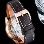 IWC Schaffhausen Pilot’s Watch Chronograph – Blue Dial with Rose Gold Case & Brown Leather Strap - 图片 10