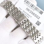 IWC Schaffhausen Portofino Automatic Watch – White Dial with Roman Numerals and Stainless Steel Bracelet - 图片 3