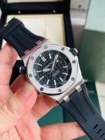 Audemars Piguet Royal Oak Offshore – Men's Black Dial Automatic Mechanical Watch, Stainless Steel Case with Rubber Strap - 图片 2