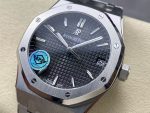 "Audemars Piguet Royal Oak – Men's Black Tapisserie Dial with Titanium Case and Integrated Bracelet, Automatic Movement  " - 图片 3