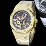 "Audemars Piguet Royal Oak – Men's Skeletonized Dial with Sandblasted 18K Rose Gold Case and Integrated Bracelet, Automatic Movement  " - 图片 7