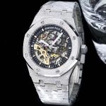 "Audemars Piguet Royal Oak – Men's Skeletonized Dial with Sandblasted 18K Rose Gold Case and Integrated Bracelet, Automatic Movement  " - 图片 6