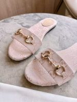 Gucci Horsebit Slide Sandals – Multiple Colors Available, Monogram & Solid Options, Original Box & Dust Bag - 图片 6
