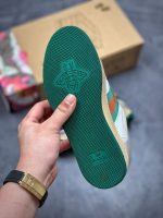 Gucci Vintage-Style Sneakers – Beige Suede & White Perforated Panel, Signature Web Stripe, Original Box & Dust Bag - 图片 6