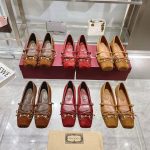 Gucci Mary Jane Flats – Multiple Colors Available, Horsebit Buckle & Bow Detail, Original Box & Dust Bag