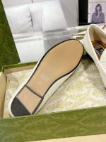Gucci White Leather Loafers – Minimalist Design, Iconic Horsebit Buckle, Timeless Elegance, Original Box & Dust Bag - 图片 2