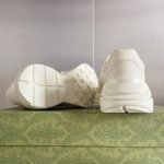 Gucci Rhyton Sneakers – White Leather, Gradient Logo, Chunky Sole, Original Box & Dust Bag - 图片 2