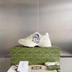 Gucci Rhyton Sneakers – White Leather, Gradient Logo, Chunky Sole, Original Box & Dust Bag - 图片 6