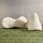Gucci Rhyton Sneakers – White Leather, Gradient Logo, Chunky Sole, Original Box & Dust Bag - 图片 2
