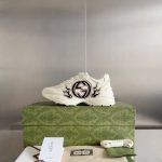 Gucci Rhyton Sneakers – White Leather, Gradient Logo, Chunky Sole, Original Box & Dust Bag - 图片 6