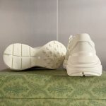 Gucci Rhyton Sneakers – White Leather, Gradient Logo, Chunky Sole, Original Box & Dust Bag - 图片 2