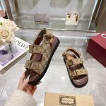 "Gucci GG Monogram Sandals – Double Strap, Signature Pattern, Chunky Sole, Original Box & Dust Bag  " - 图片 7