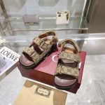 "Gucci GG Monogram Sandals – Double Strap, Signature Pattern, Chunky Sole, Original Box & Dust Bag  " - 图片 6