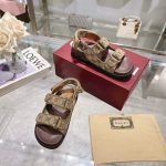 "Gucci GG Monogram Sandals – Double Strap, Signature Pattern, Chunky Sole, Original Box & Dust Bag  " - 图片 5