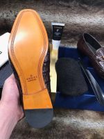 Gucci Crocodile-Embossed Loafers – Deep Brown Leather, Gold-Tone Horsebit Buckle, Premium Craftsmanship - 图片 3