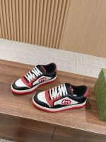 Gucci Tricolor Sneakers – Red, Black & White Leather, Retro Sporty Design, Signature Branding - 图片 8