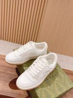 Gucci All-White Leather Sneakers – Clean Minimalist Design, Premium Craftsmanship, Signature Branding - 图片 6