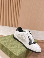 Gucci White & Black Leather Sneakers – Iconic GG Logo, Bold Contrast, Chunky Sole Design - 图片 7